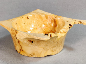 Handmade Wooden Bowl / Maple Burl Wood